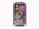 OBL870878 - 11.5 9-JOINT FLORAL SKIRT BARBIE