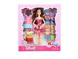 OBL870932 - 11.5-INCH SOLID 11 JOINT SHORT DRESS PRINCESS BARBIE