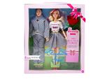 OBL870933 - 11.5-INCH REAL BODY 11 JOINT PRINCESS BARBIE COUPLE