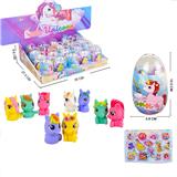 OBL871055 - ENAMEL FINGER HORSE WITH STICKERS