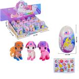 OBL871058 - ENAMEL THREE HORSE MIXED ASSEMBLY STICKERS