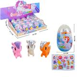 OBL871059 - ENAMEL FISH TAIL UNICORN WITH STICKERS