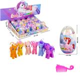 OBL871062 - EGG-PACKED GOLD-WIRED HORSE WITH COMB