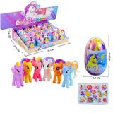 OBL871063 - PLASTIC HORSE WITH STICKERS