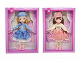 OBL871189 - 12 INCH SOLID 11 JOINT 3D EYE FASHION FAT CHILD DOLL