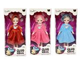 OBL871193 - 12 INCH SOLID 11 JOINT 3D EYE FASHION FAT CHILD DOLL