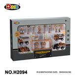 OBL871451 - 合金车1:64工程车套装