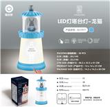 OBL871636 - Chinchilla led three color temperature stepless dimming touch lighthouse night light