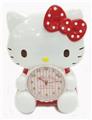 OBL871795 - Cartoon hellokitty swings the wall clock