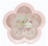 OBL871808 - Small plum shaped second skipping alarm clock