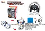 OBL872068 - 1:14七通遥控变形机器人黄蜂战警