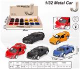 OBL872901 - 1:32合金回力仿真车雪佛兰、莱肯带声光，包电（AG13*3）
