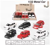 OBL872904 - 1:32合金回力仿真车越野奔驰、丰田越野