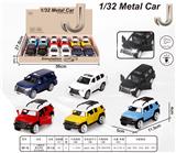 OBL872907 - 1:32合金回力仿真车酷路泽、雷克萨斯带声光，包电（AG13*3）