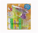 OBL873180 - TRANSPARENT LIGHT MUSIC BUBBLE GUN