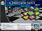OBL873646 - MAGNETIC CHESS NINE-IN-ONE