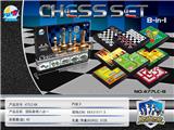 OBL873651 - MAGNETIC CHESS EIGHT-IN-ONE