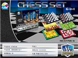 OBL873656 - MAGNETIC CHESS SIX-IN-ONE
