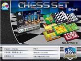 OBL873657 - MAGNETIC CHESS EIGHT-IN-ONE
