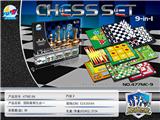 OBL873658 - MAGNETIC CHESS NINE-IN-ONE