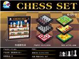 OBL873665 - CHESS SIX-IN-ONE