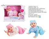 OBL873990 - 16 INCH ELECTRIC SINGING AND CRAWLING DOLL