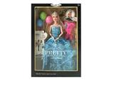 OBL874460 - 11.5 SOLID BODY 12 JOINT WEDDING DRESS BARBIE WITH COMB MAGIC WAND ACCESSORIES