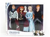 OBL874470 - 11.5-INCH SOLID 12 JOINT SNOW PRINCESS AND EMPTY SNOW PRINCE 4 WITH SNOW TREASURE