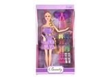 OBL874473 - 11.5 REAL BODY 12 JOINTS FASHION BARBIE WITH SHOES BLISTER