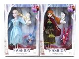 OBL874481 - 11.5 INCH LIVE REAL SNOW PRINCESS WITH GUITAR SNOW TREASURE