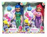 OBL874486 - 10 INCH EMPTY SISTER BRIGHT CRYSTAL TWO MIXED
