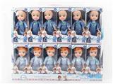 OBL874496 - 6-INCH SOLID BODY TWO ICE SNOW PRINCESS 12 PACK