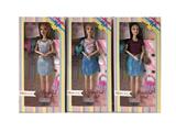 OBL874501 - 11.5-INCH REAL BODY 9-JOINT FASHION BARBIE WITH COMB BAG ACCESSORIES