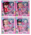 OBL874502 - 4 8-INCH LIVE EYE GIRLS WITH COMB AND HAIRPIN