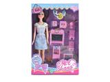 OBL874510 - 11.5 REAL LIVE HAND FASHION BARBIE WITH BLACKBOARD ACCESSORIES