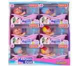 OBL874534 - 3 6-INCH ENAMEL FACIAL EXPRESSION DOLLS WITH BATH 6PCS
