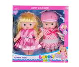 OBL874538 - TWO 3 10 INCH ENAMEL GIRLS MIXED