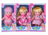 OBL874540 - 3 10 INCH ENAMEL GIRLS MIXED