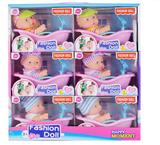 OBL874543 - 3 8-INCH ENAMEL FACIAL EXPRESSION DOLLS WITH BATH 6PCS