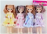 OBL874566 - 14 INCH SOLID BODY 13 BALL JOINT 3D REAL EYE DOLL LORI