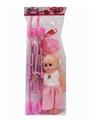 OBL874648 - 12 INCH FOUR TONE CART GIRL