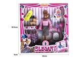 OBL874825 - 11 INCH BLACK-SKINNED FASHION DRESS BAR 鑺?DOLL