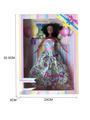 OBL874853 - 11 INCH STYLISH BLACK-SKINNED WEDDING 鑺?DOLL