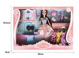 OBL874894 - 11 INCH JOINT 3D EYE FASHION DRESS BAR 鑺?DOLL