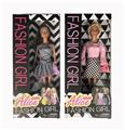 OBL874955 - 11 INCH STYLISH BLACK-SKINNED CASUAL 鑺?DOLL