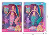 OBL874989 - 11 INCH LIGHT MUSIC MERMAID BARBIE DOLL