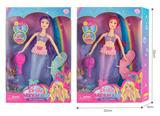 OBL874990 - 11 INCH LIGHT MUSIC MERMAID BARBIE DOLL