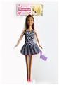 OBL875216 - 11 INCH BLACK SKIN CASUAL BARBIE DOLL
