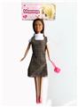 OBL875220 - 11 INCH BLACK SKIN CASUAL BARBIE DOLL