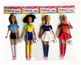 OBL875255 - 11 INCH JOINT SOCCER BARBIE DOLL